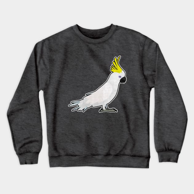 Sulphur crested cockatoo Crewneck Sweatshirt by jurjenbertens